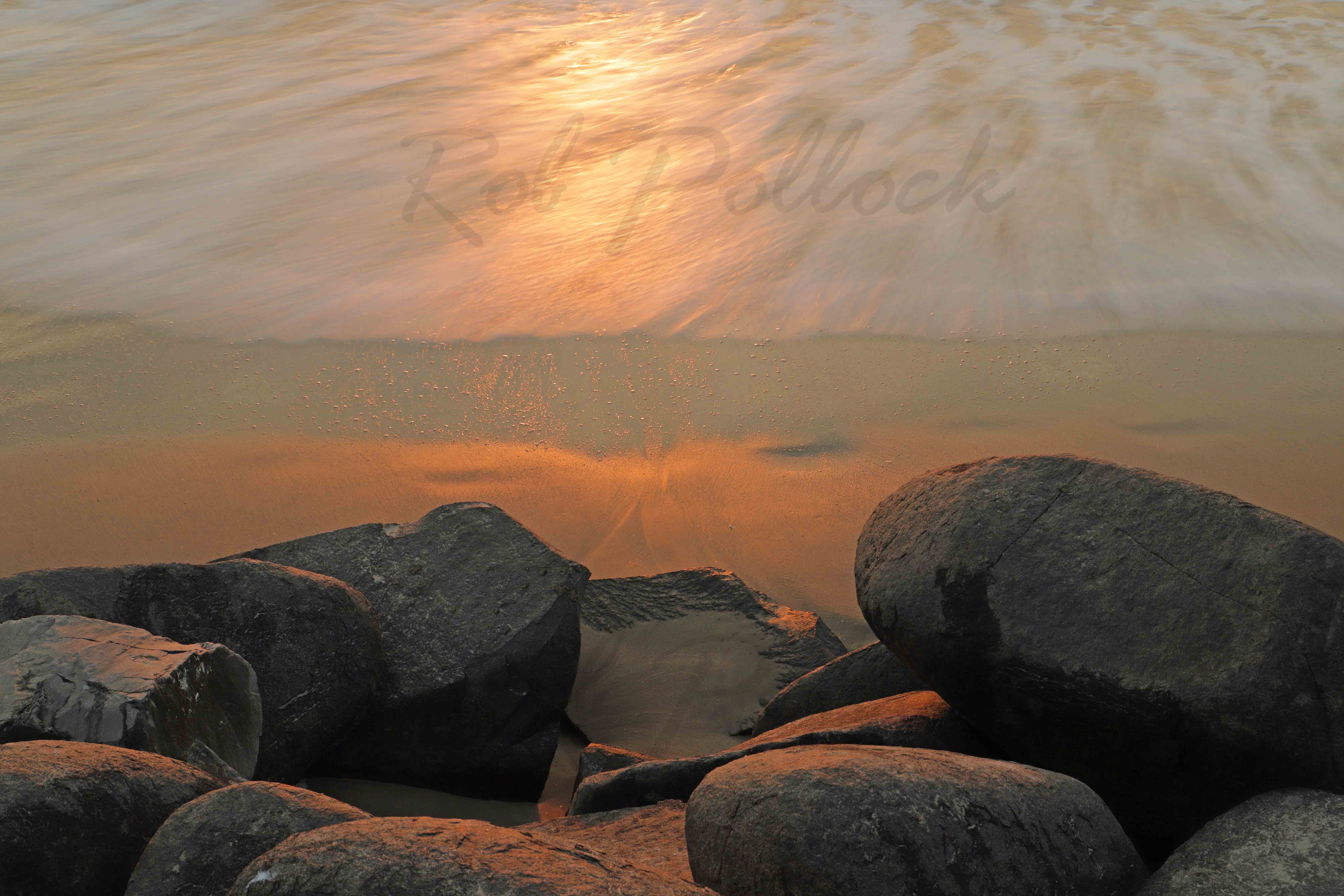 Rocks, Sand, Water