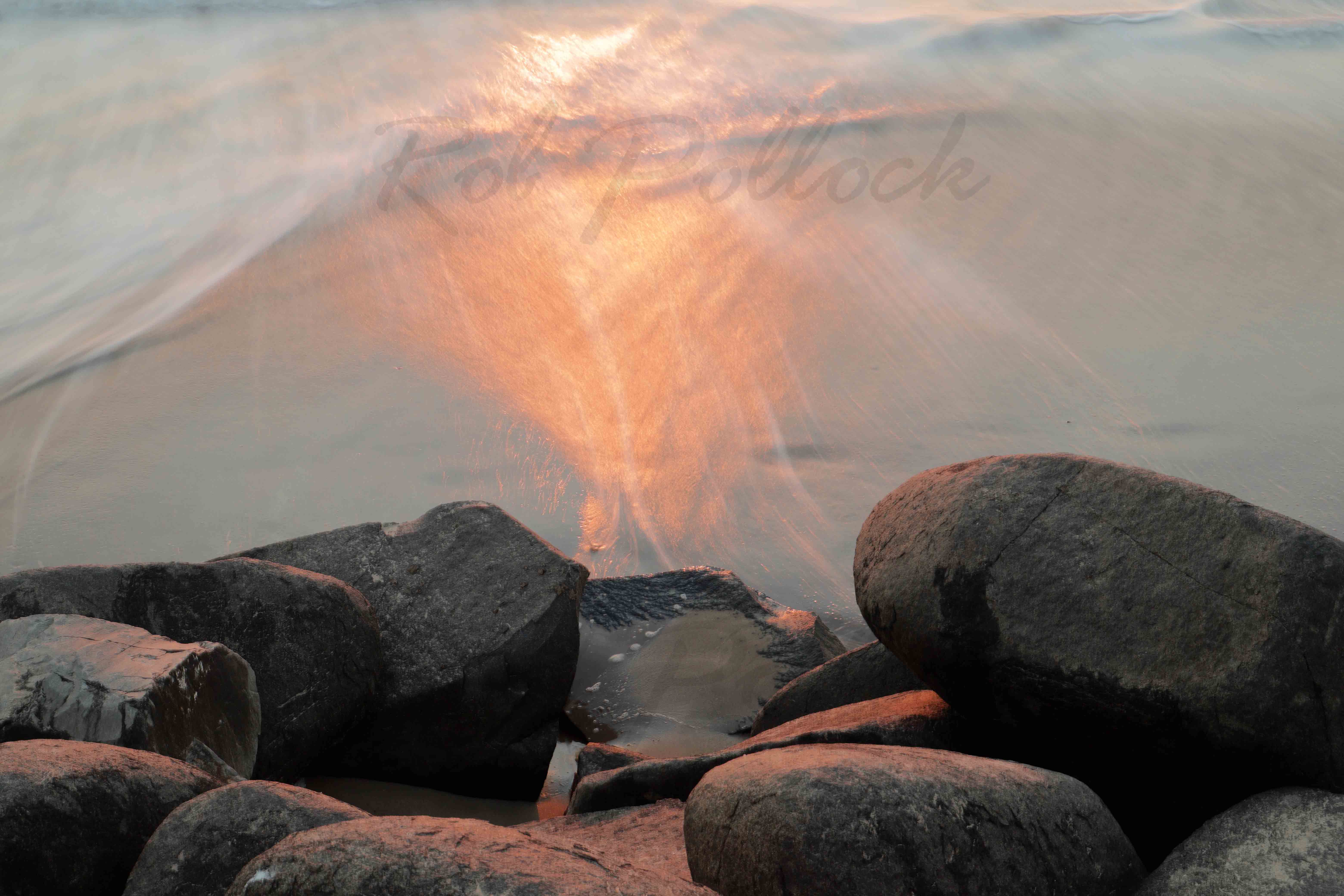 Rocks, Sand, Water