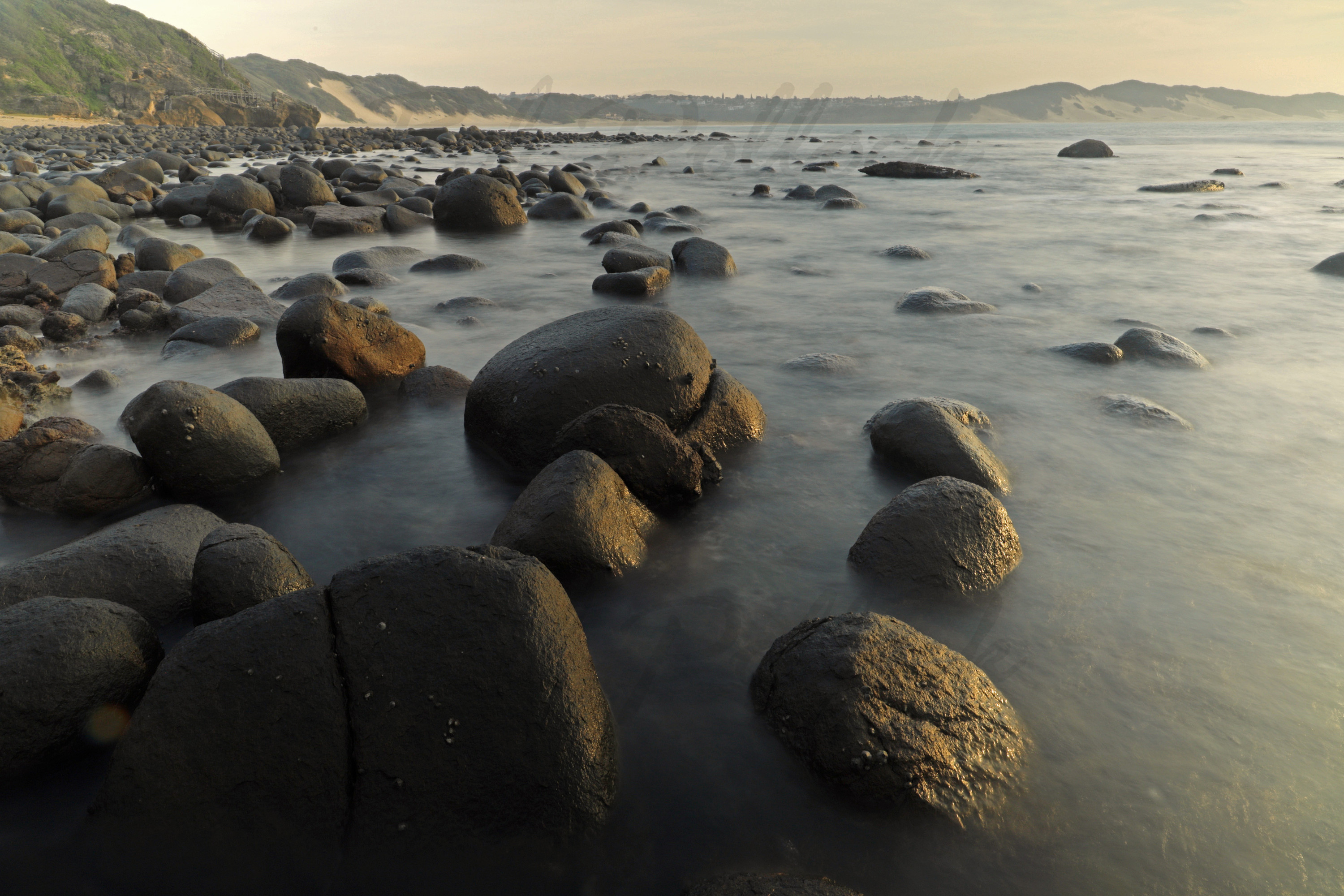 Nahoon rocks in front of the carpark