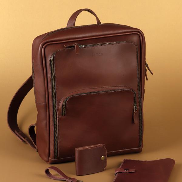 Custom leather bags at Pollock's in East London